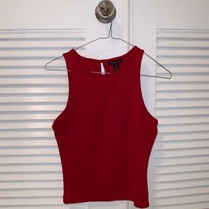Red crop top size XS (but can also fit a small)